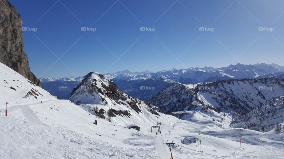 Swiss Alps in Winter