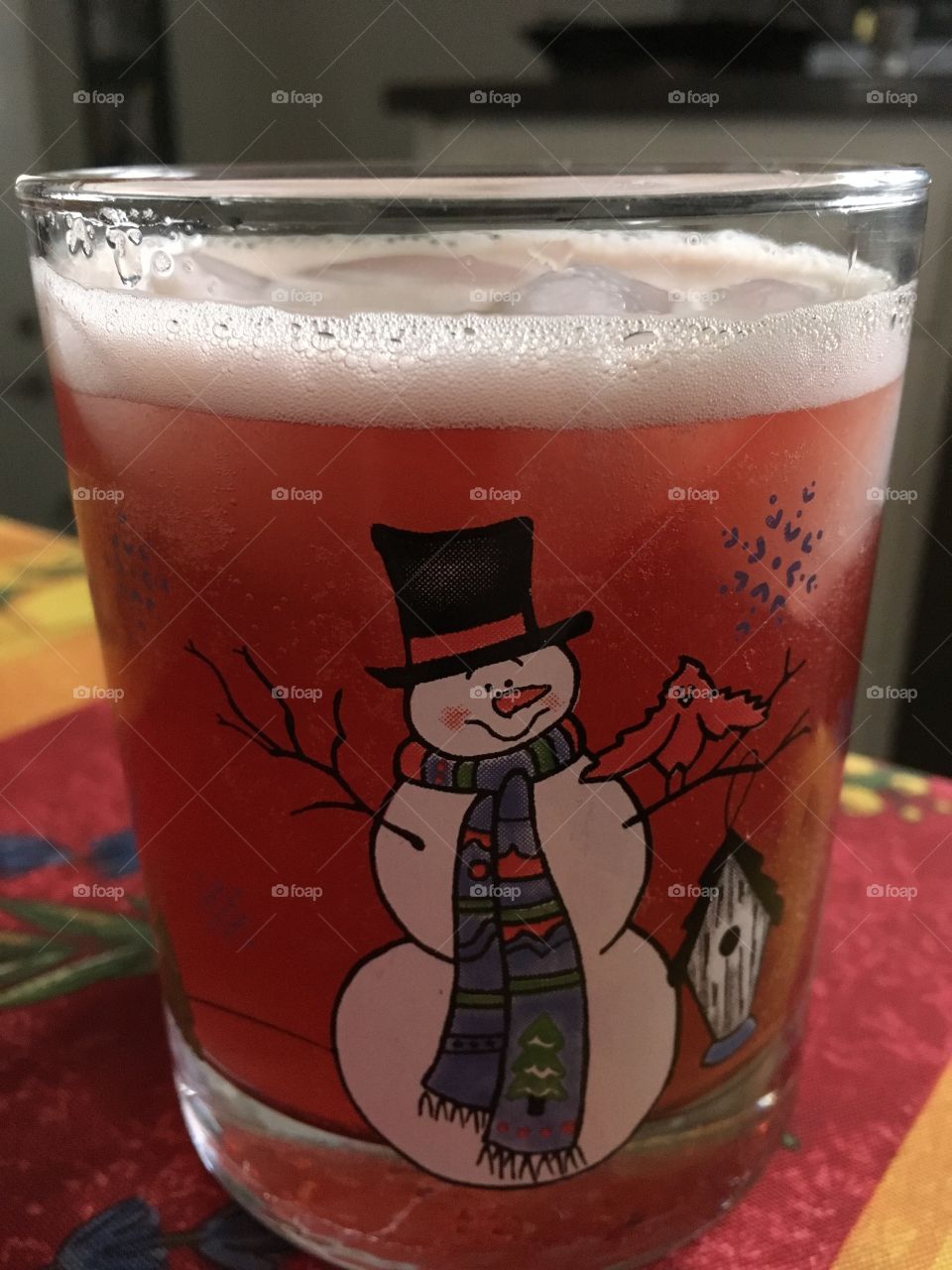 Blood orange cocktail 