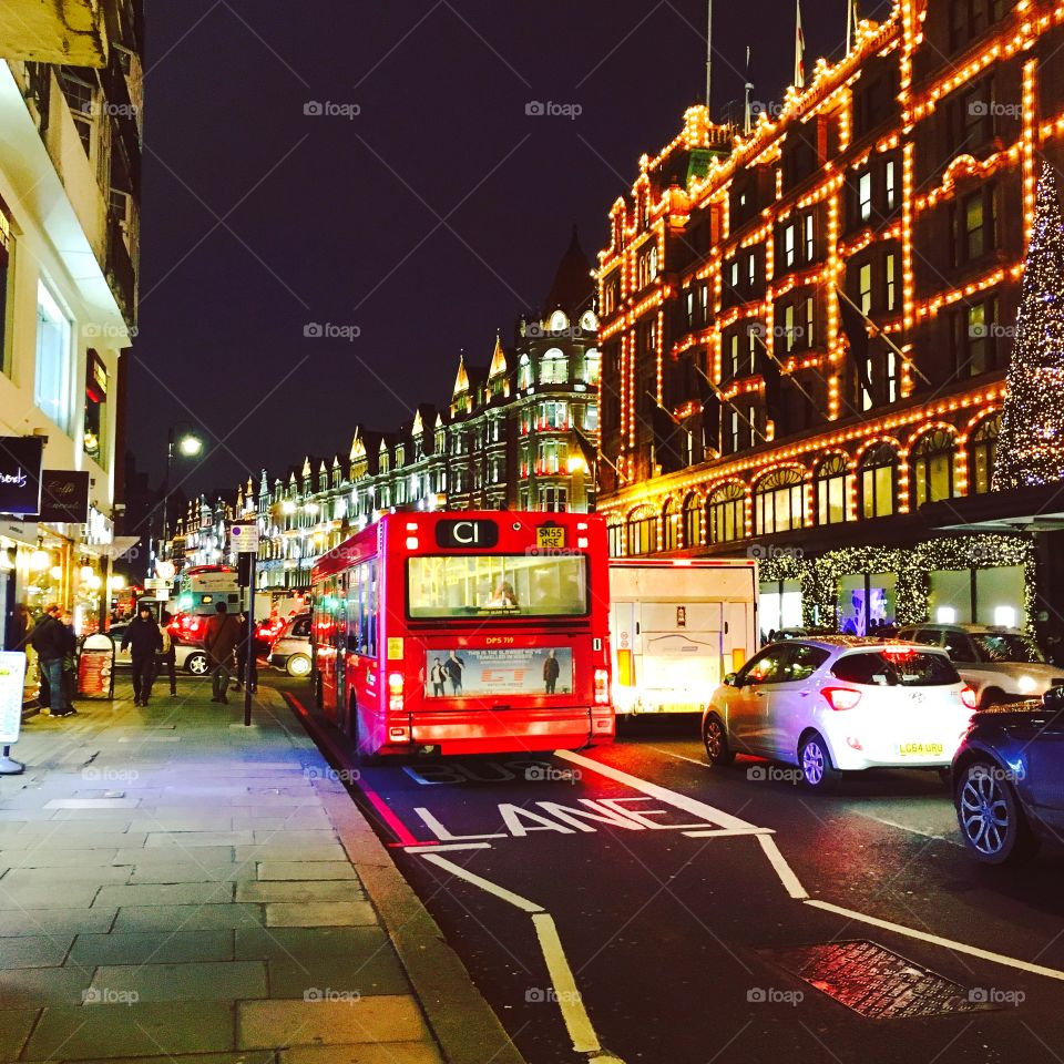 Busy street in London 