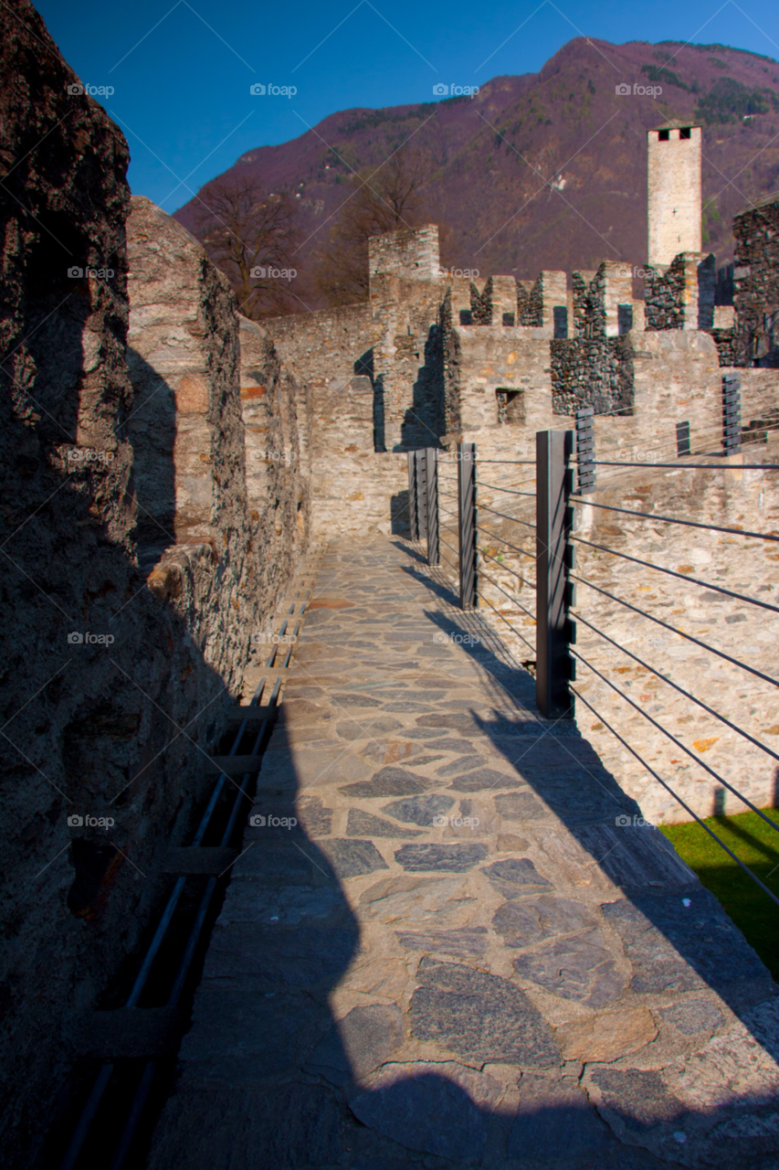 bellinzona switzerland landscape travel building by cmosphotos