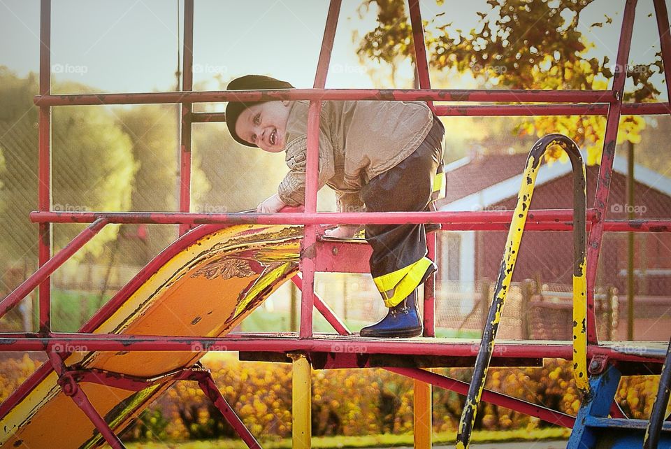 Boy at the playground