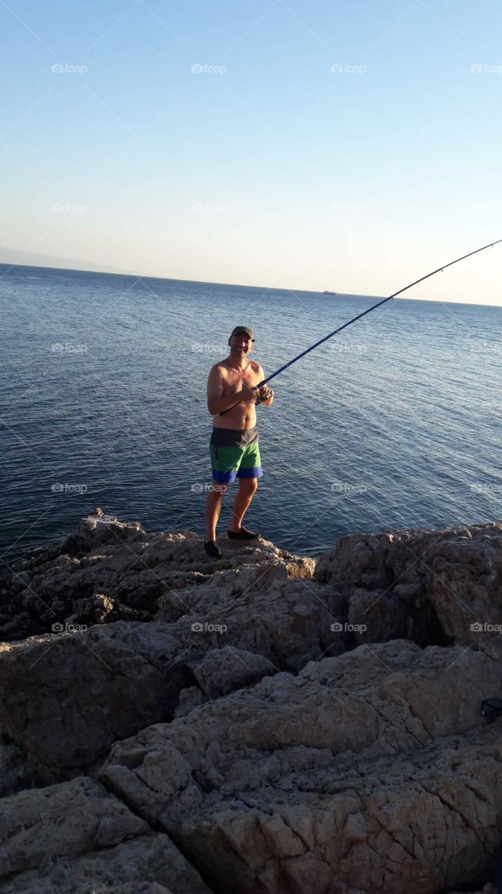 Fishing in island 