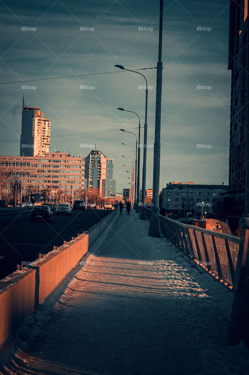 Parks and streets of Yekaterinburg