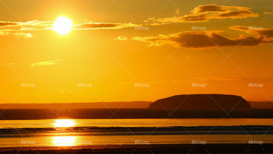 Orange Coastal Sunset