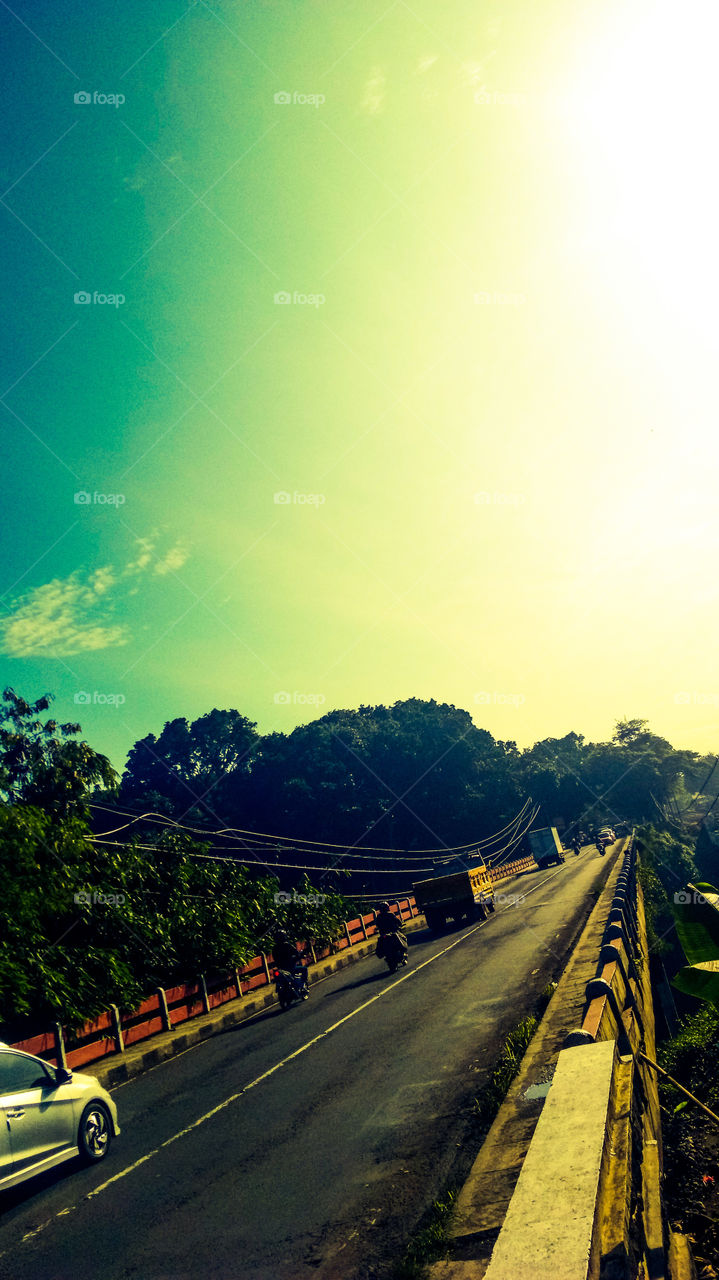 smartphone photo style bridge