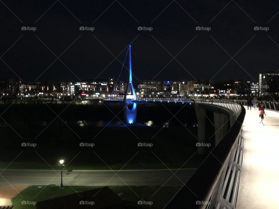 Bridge Park - Dublin Link Pedestrian Bridge Bend
