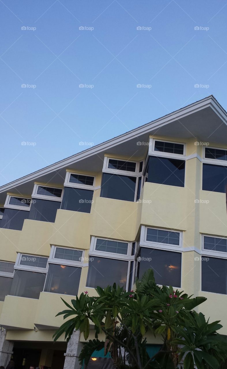 triangles and building