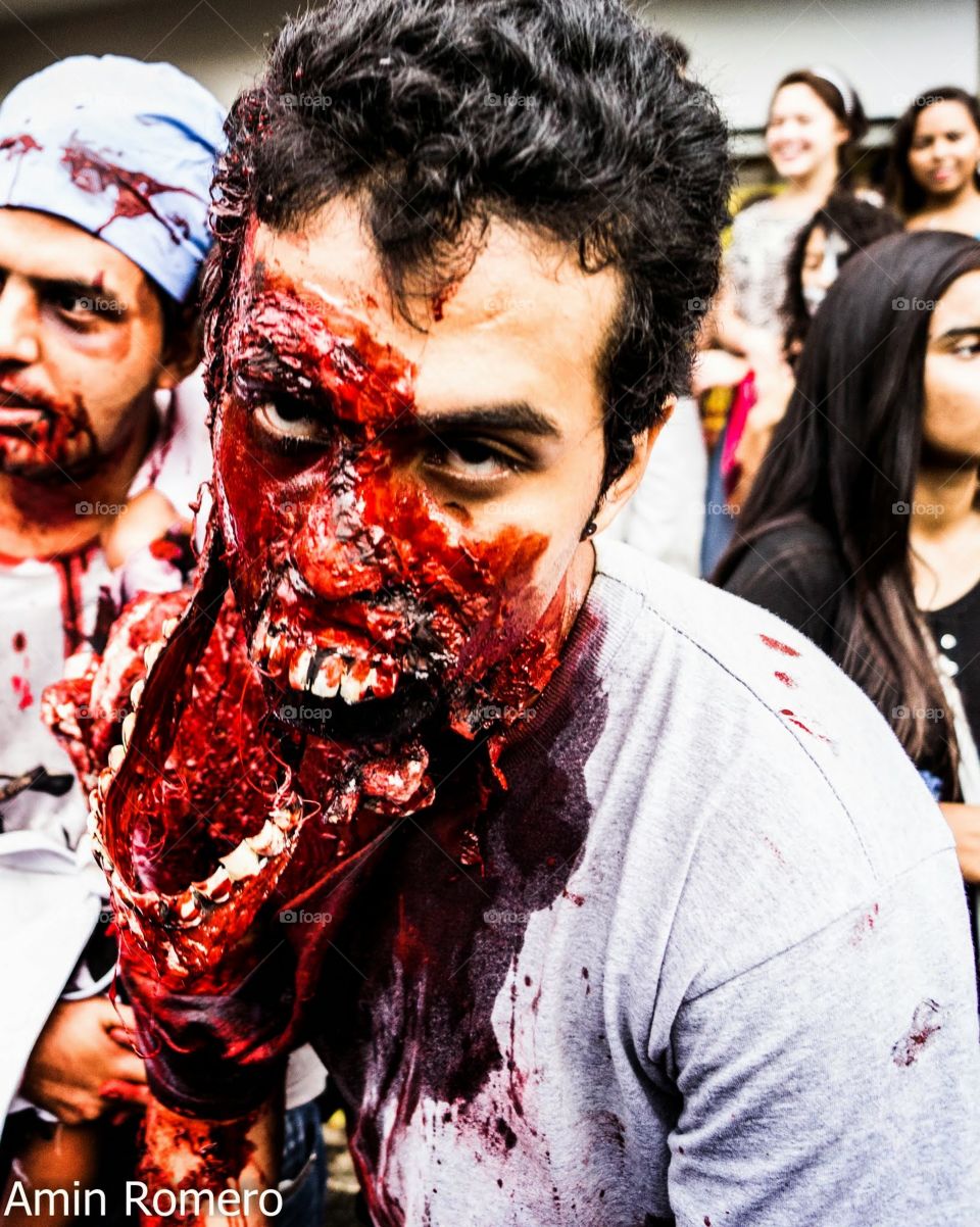 Marcha zombie  Caracas 2015
