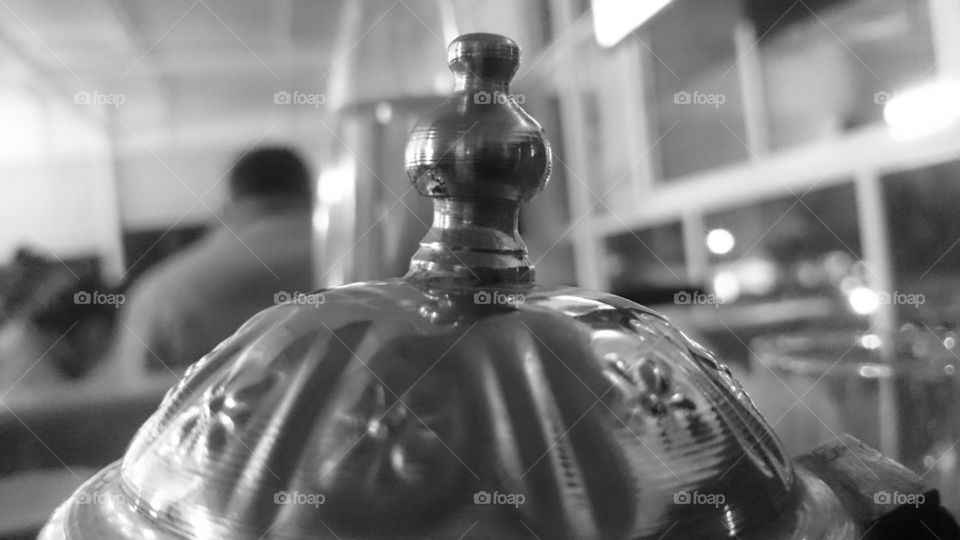 a shot of teapot from the top..