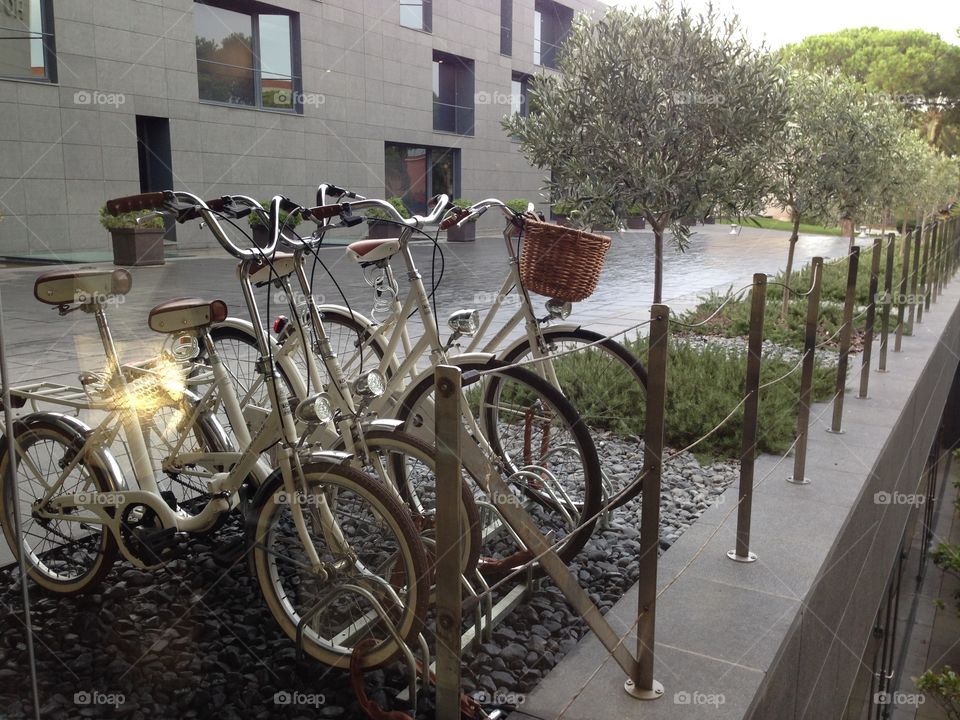 Barcelona hotel bikes
