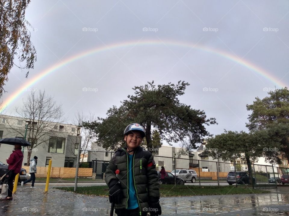 Even when the sky is grey, the reflection can brighten your emotions.