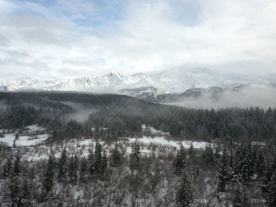 Alaska wilderness storm 