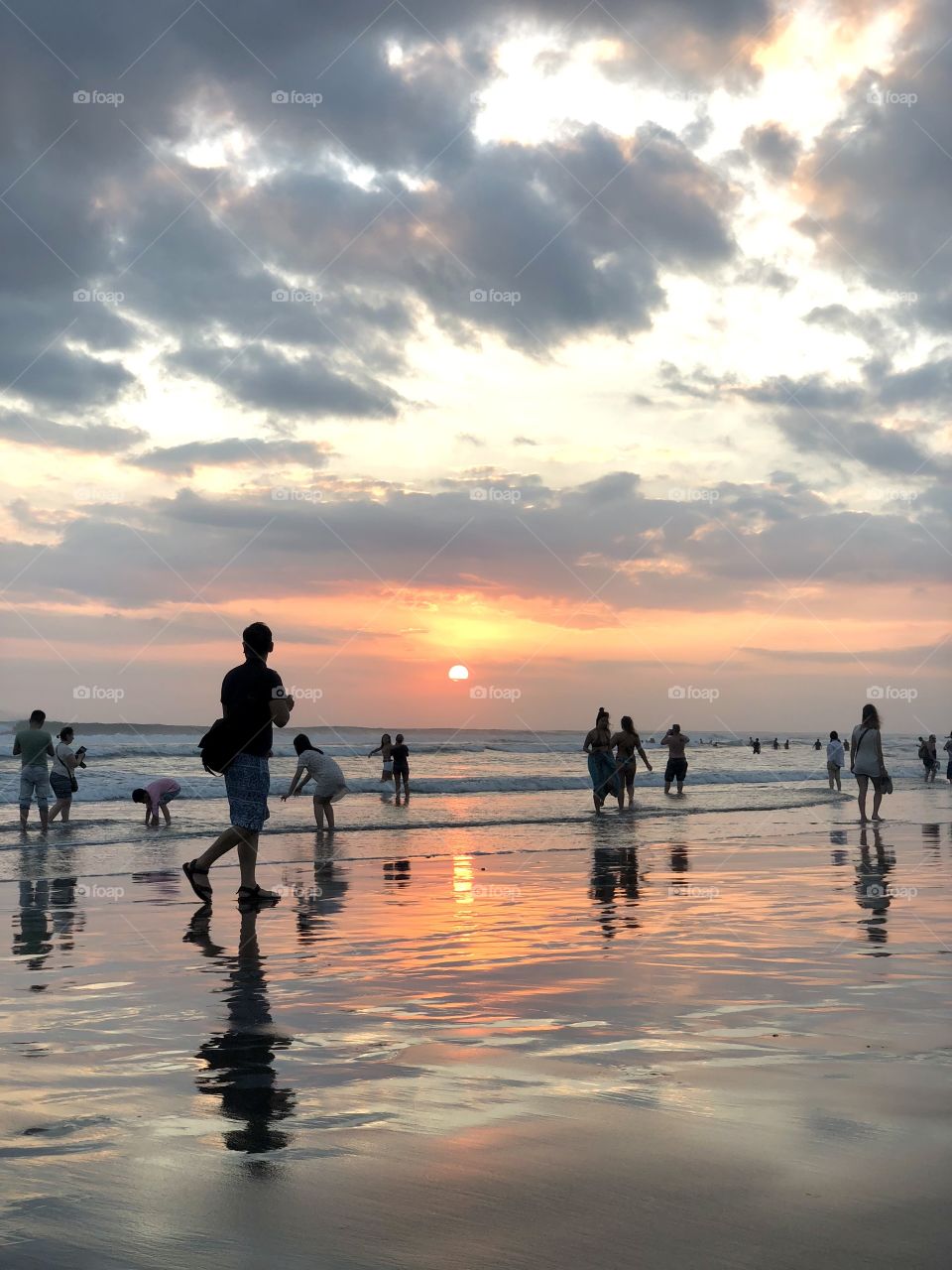 Sunset in Bali Seminyak