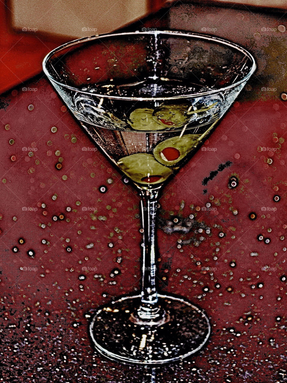 glass drink martini liquid by vfritts