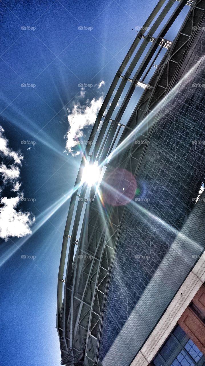 Architecture. Retractable Stadium Roof