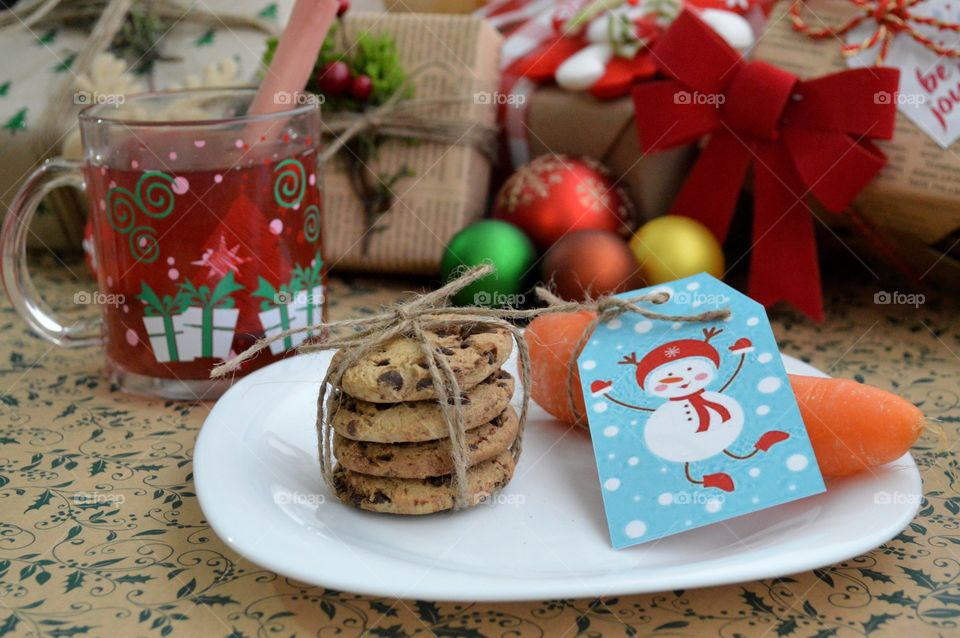 Preparing snacks for Santa