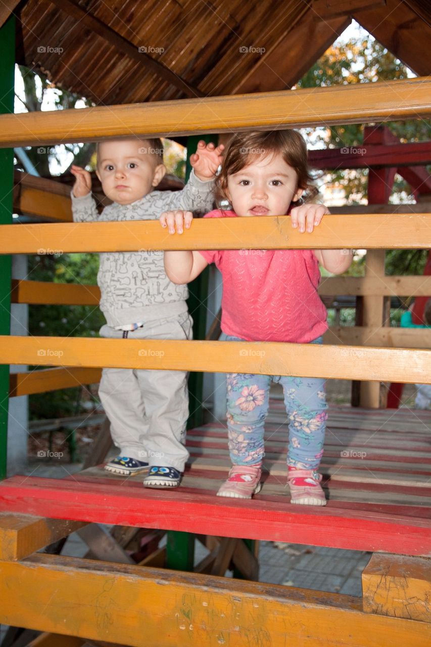 Kids on the playground