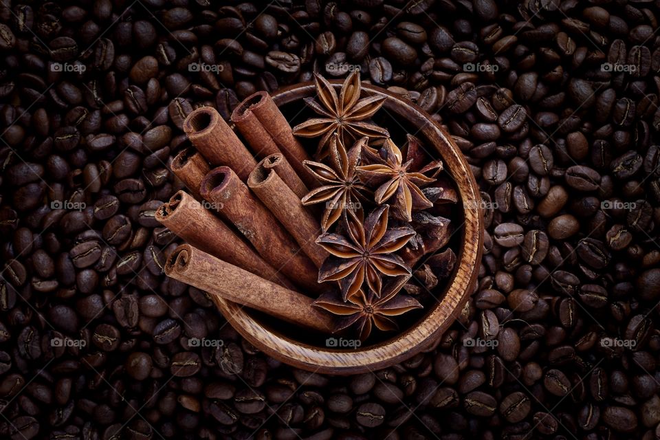 Cinnamon and coffee 