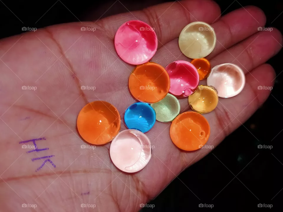 Colourful orbeez.
