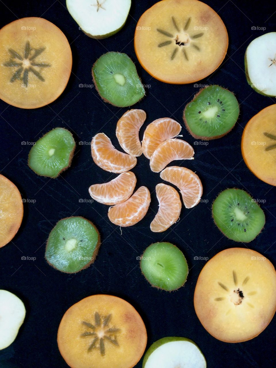 Fruits mandala 