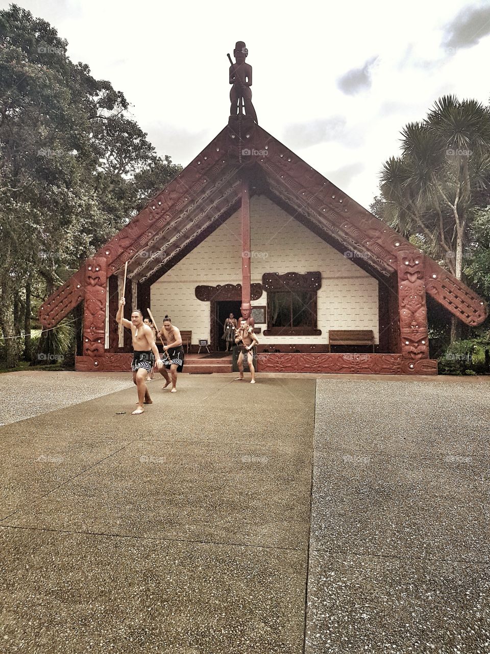 Maori Welcome Waitangi NZ