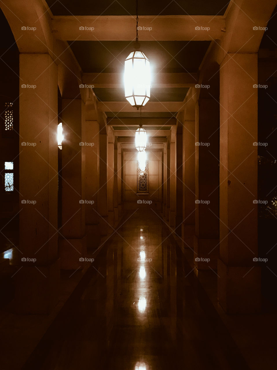 A hall way in the cairo opera house at night, are u scared?did u get that vibe im sending? Yea, ur welcome ^-^