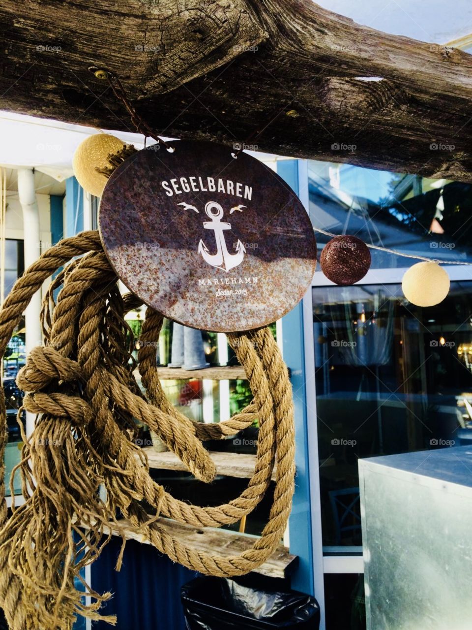 Sailor style Café decorations