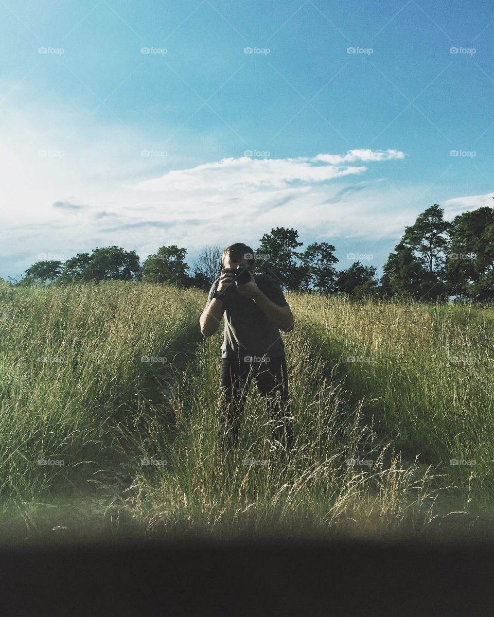 Cropland, One, Landscape, People, Sky