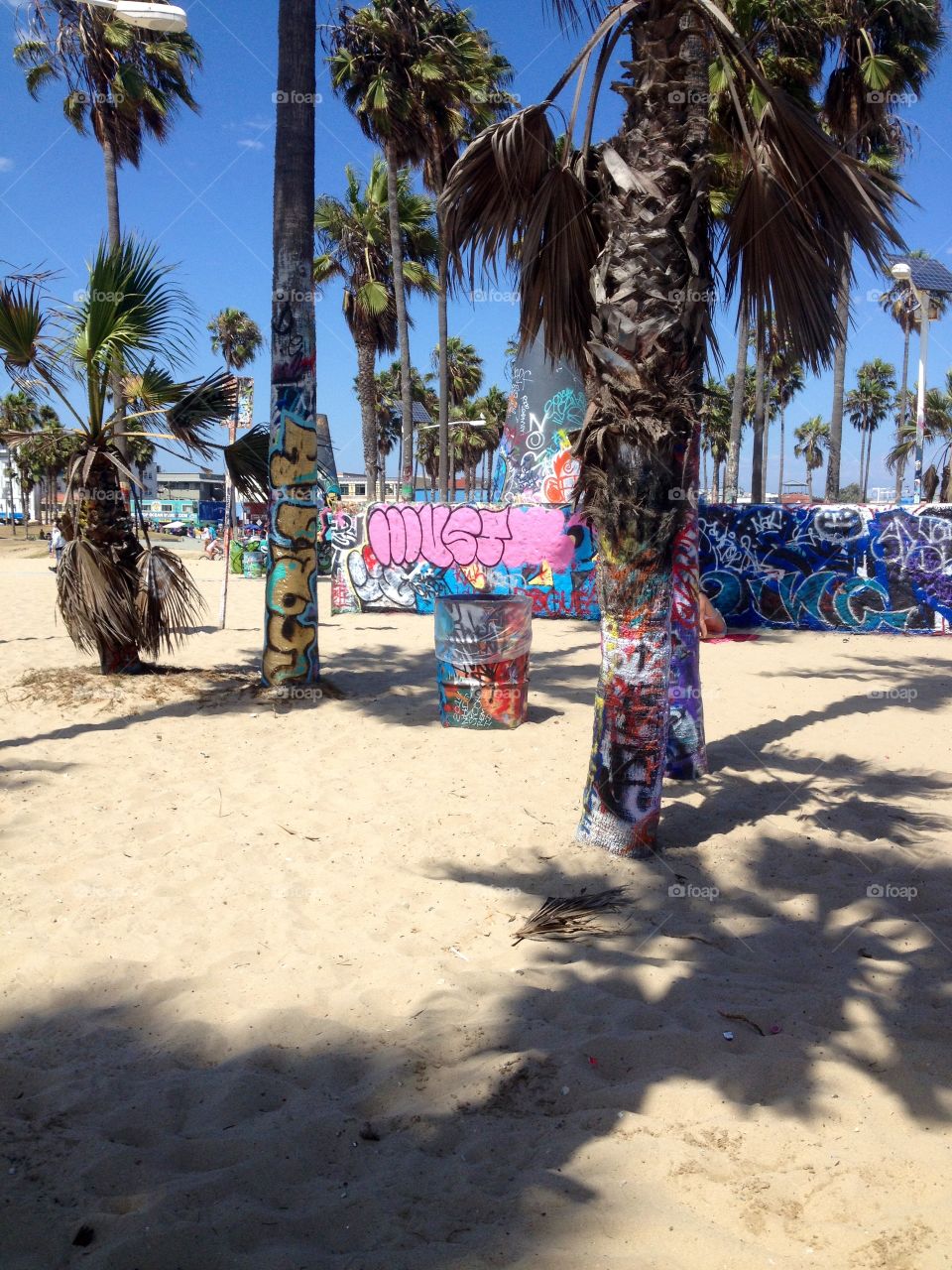 Graffiti Venice beach. 