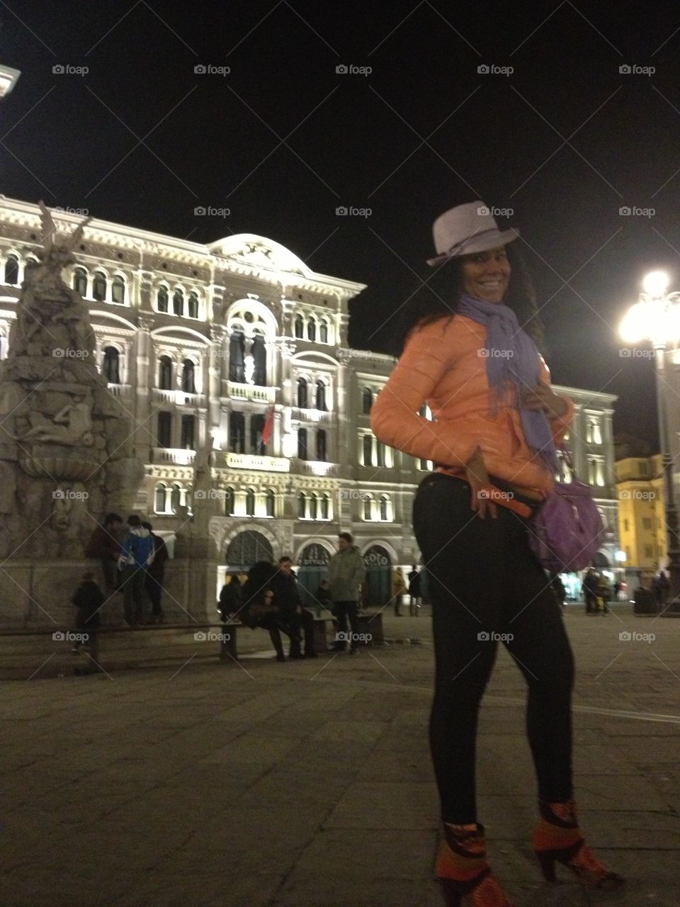 A night in Trieste Italy