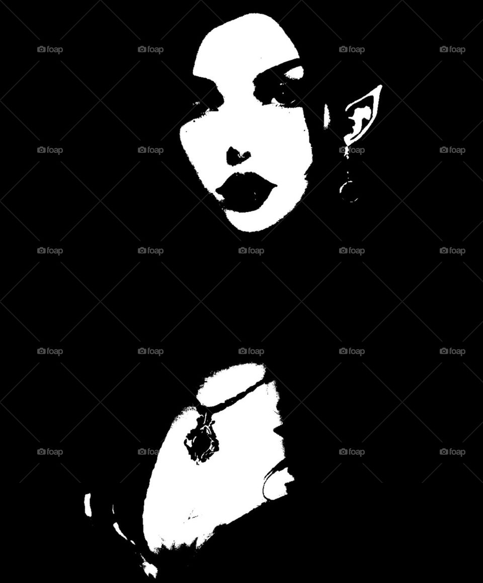 Beautiful Goth Woman