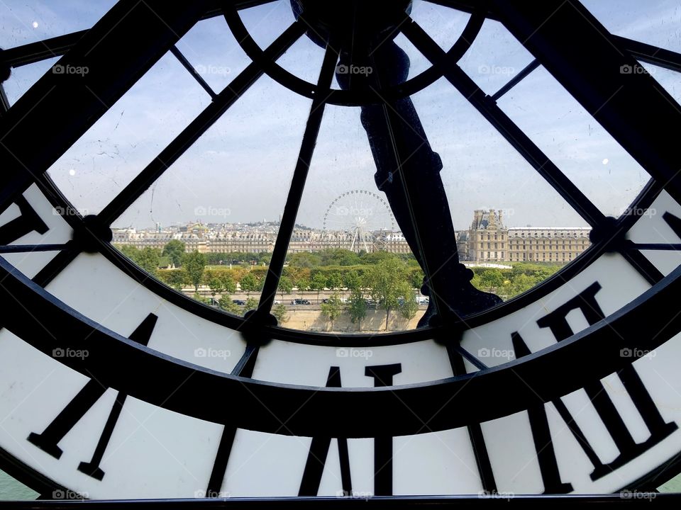 Clock with a view