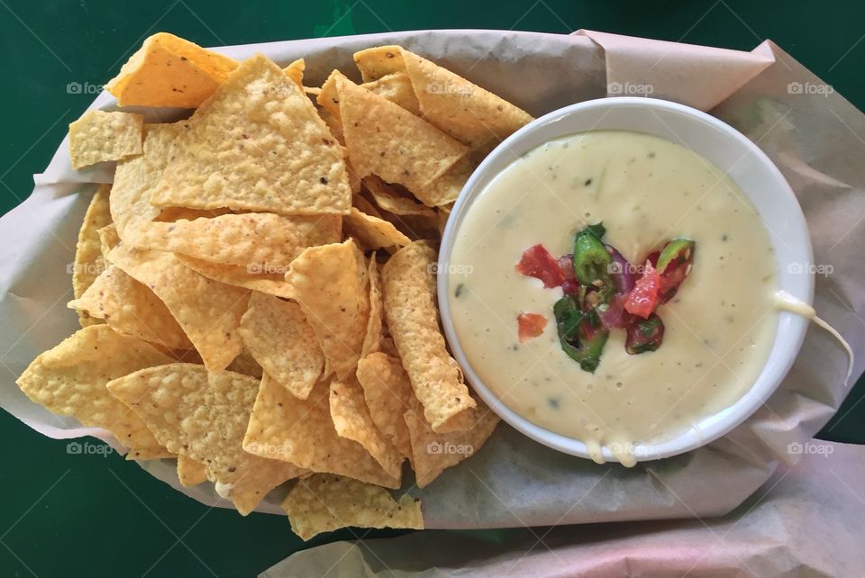 Chips and queso