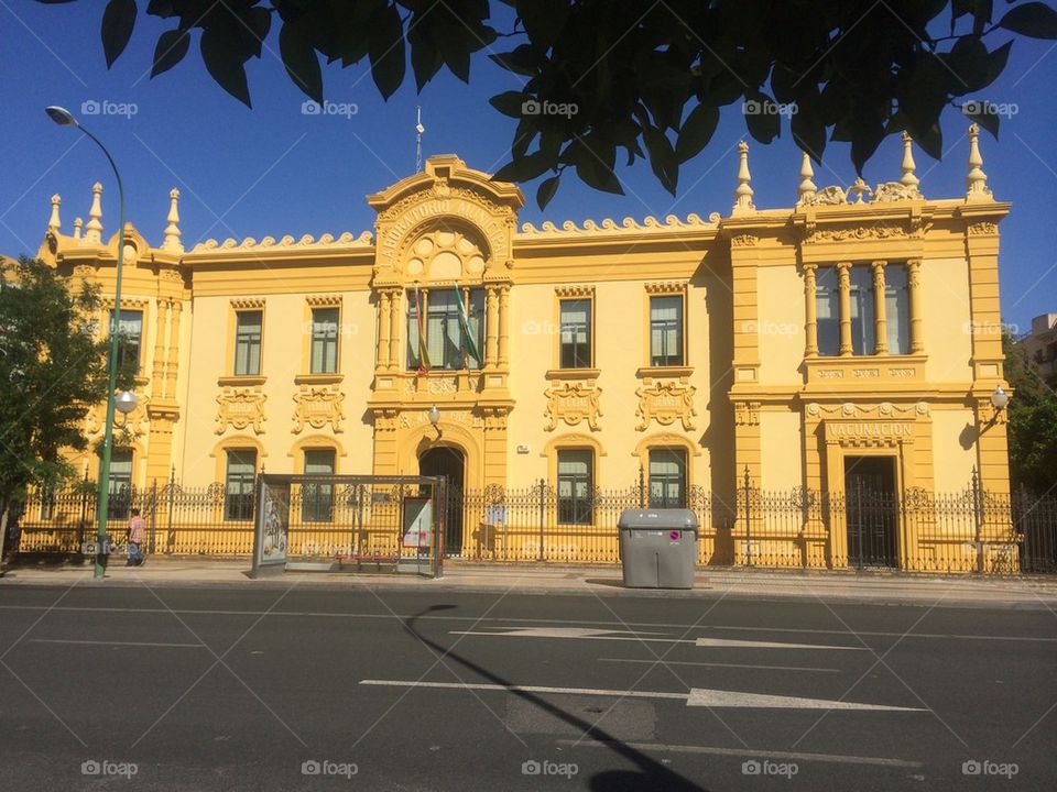 Yellow Facade in Sevilla 