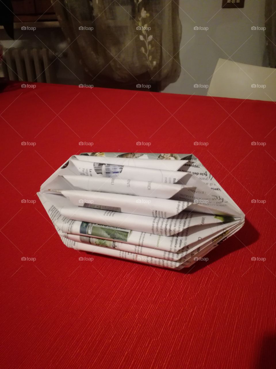 Solid of rotation from a magazine