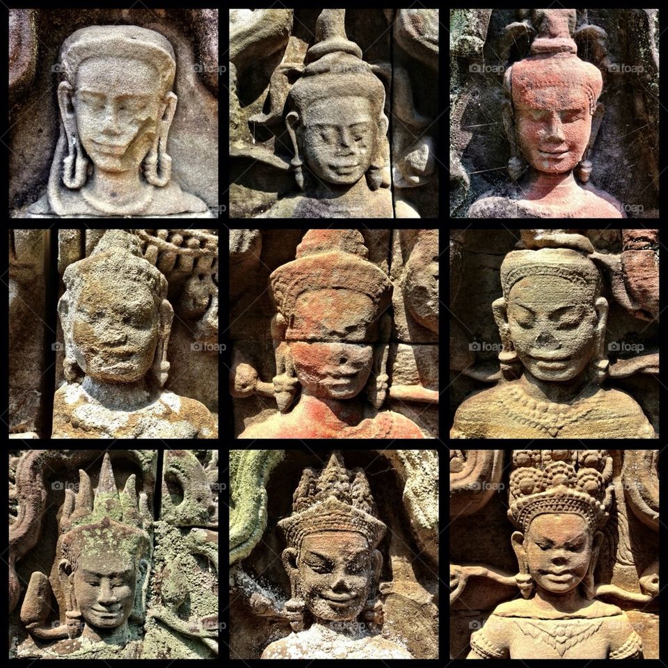 Faces of Angkor 2
