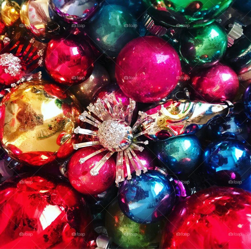Multicolored ornaments 