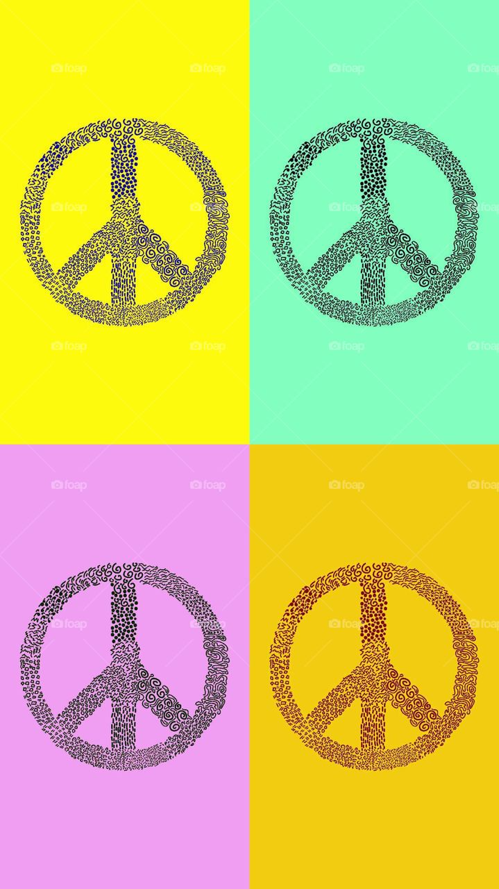 Peace Pop Art
