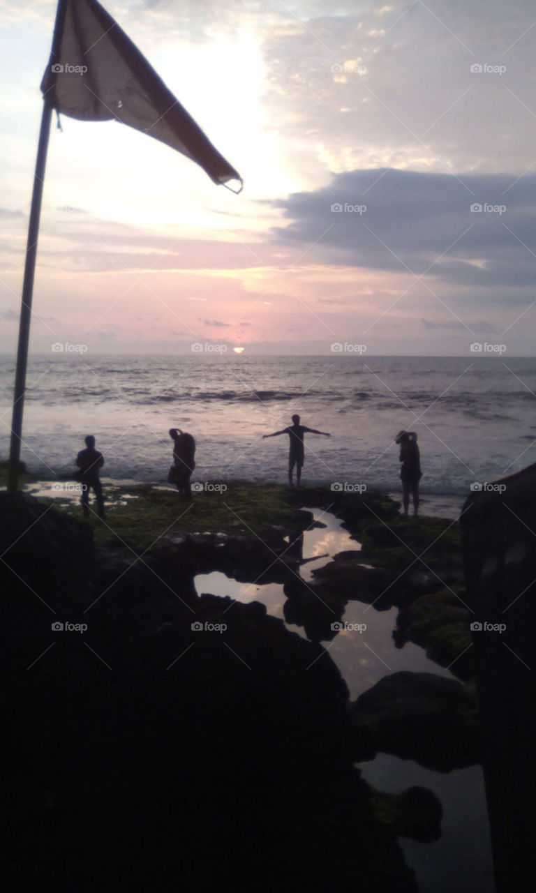 People, Water, Seashore, Beach, Landscape