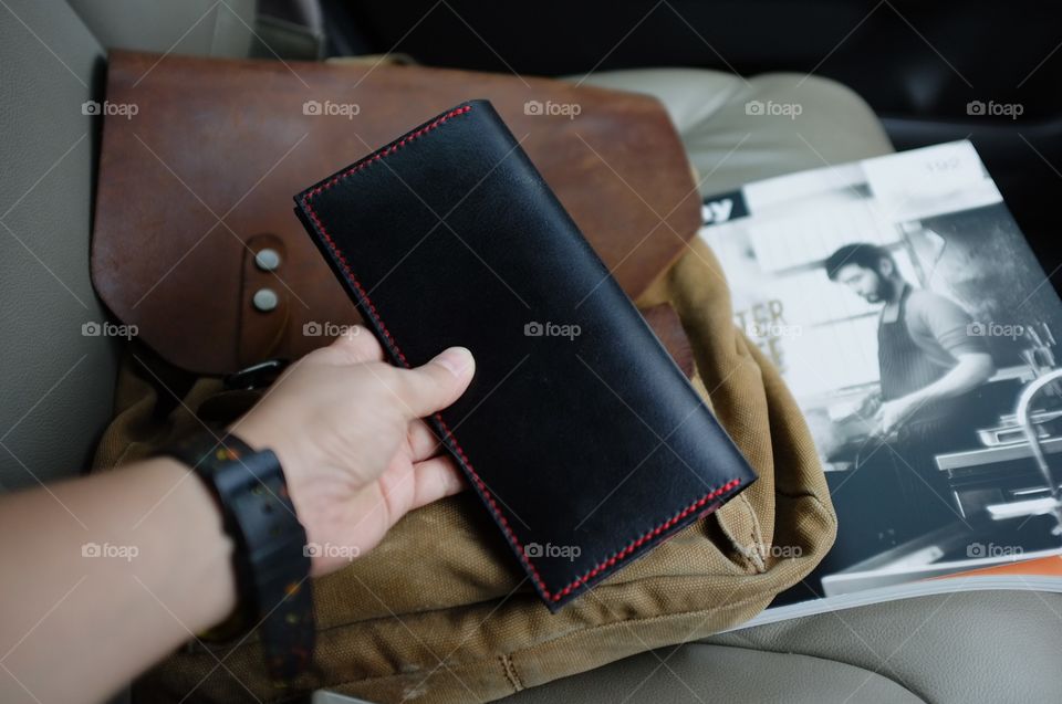 wallet handmade by me....