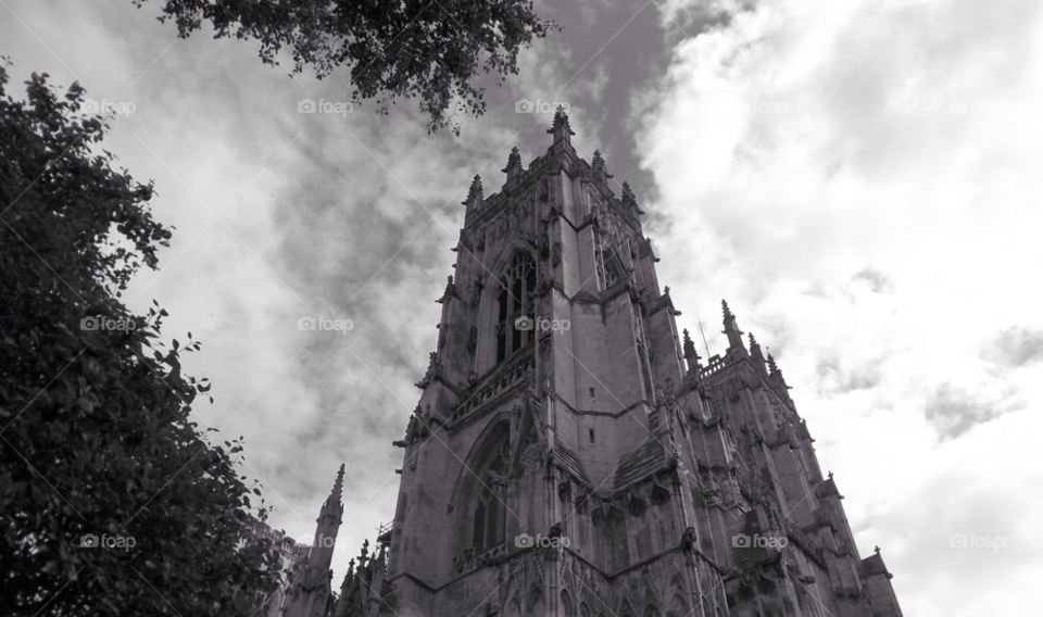 church cathedral black and white york by philnaylor