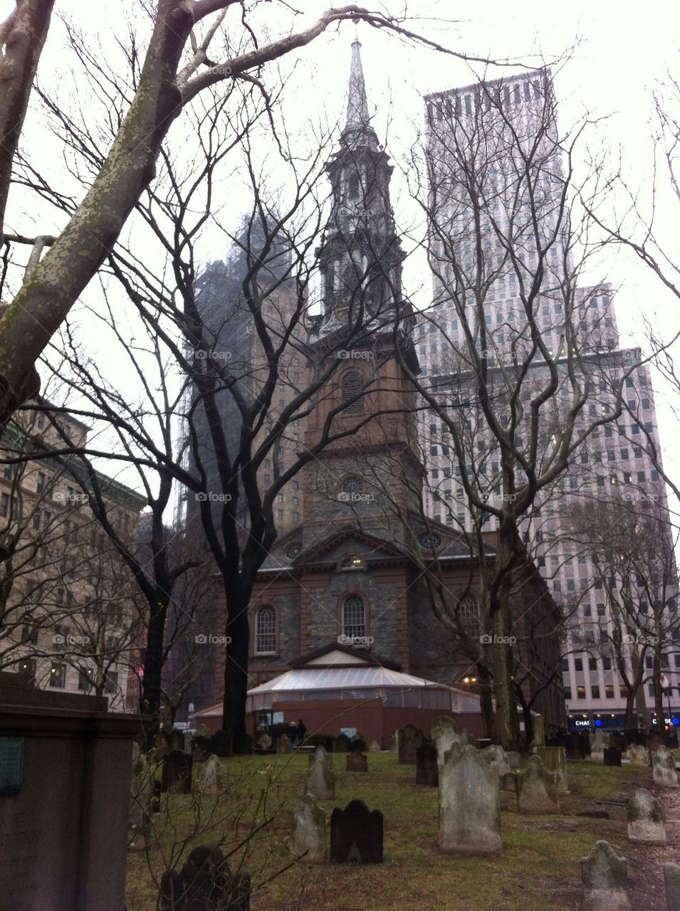 church cathedral nyc cemetery by militantrubberducky