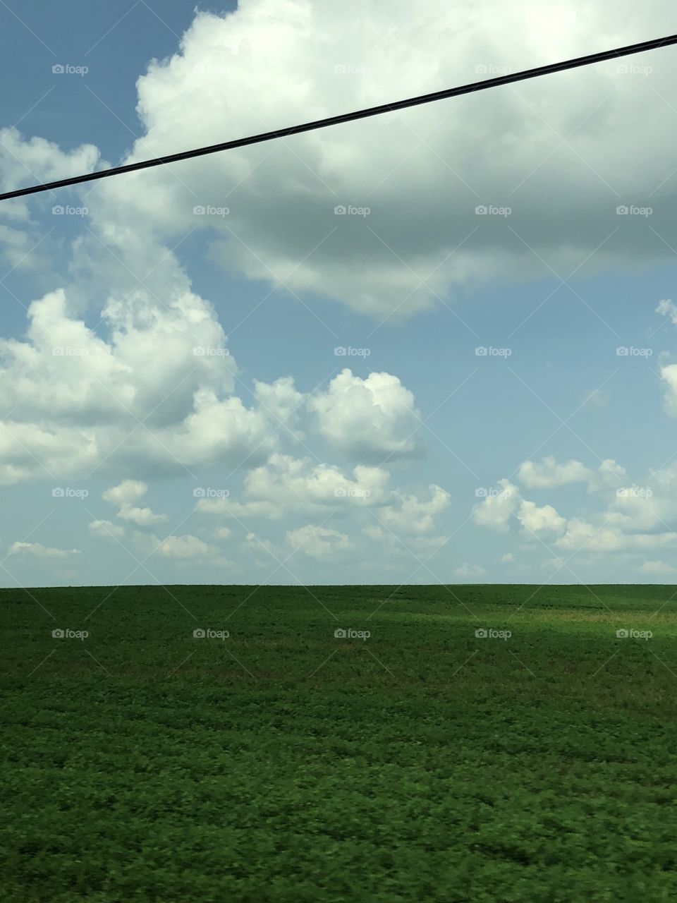 Blue Sky Green Fields