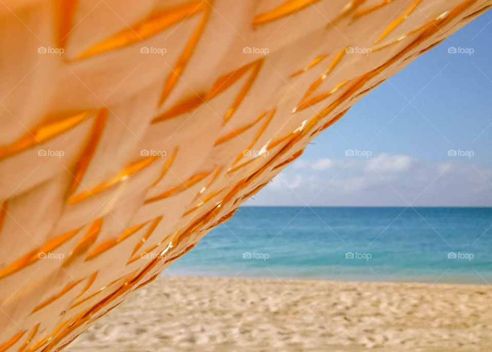 Relaxing by the ocean