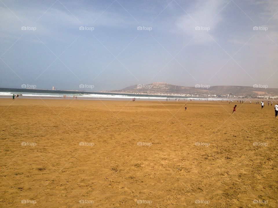 Agadir beach . Agadir beach