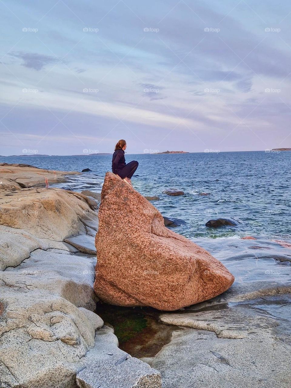 Stillness of the sea