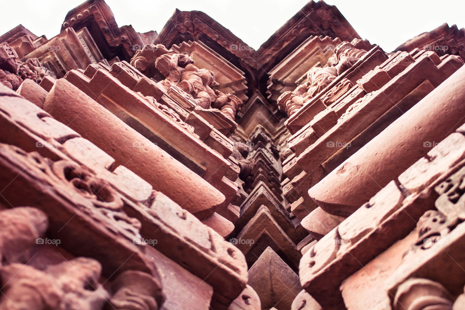 Beautiful perspective shot of Udayeshwara Temple