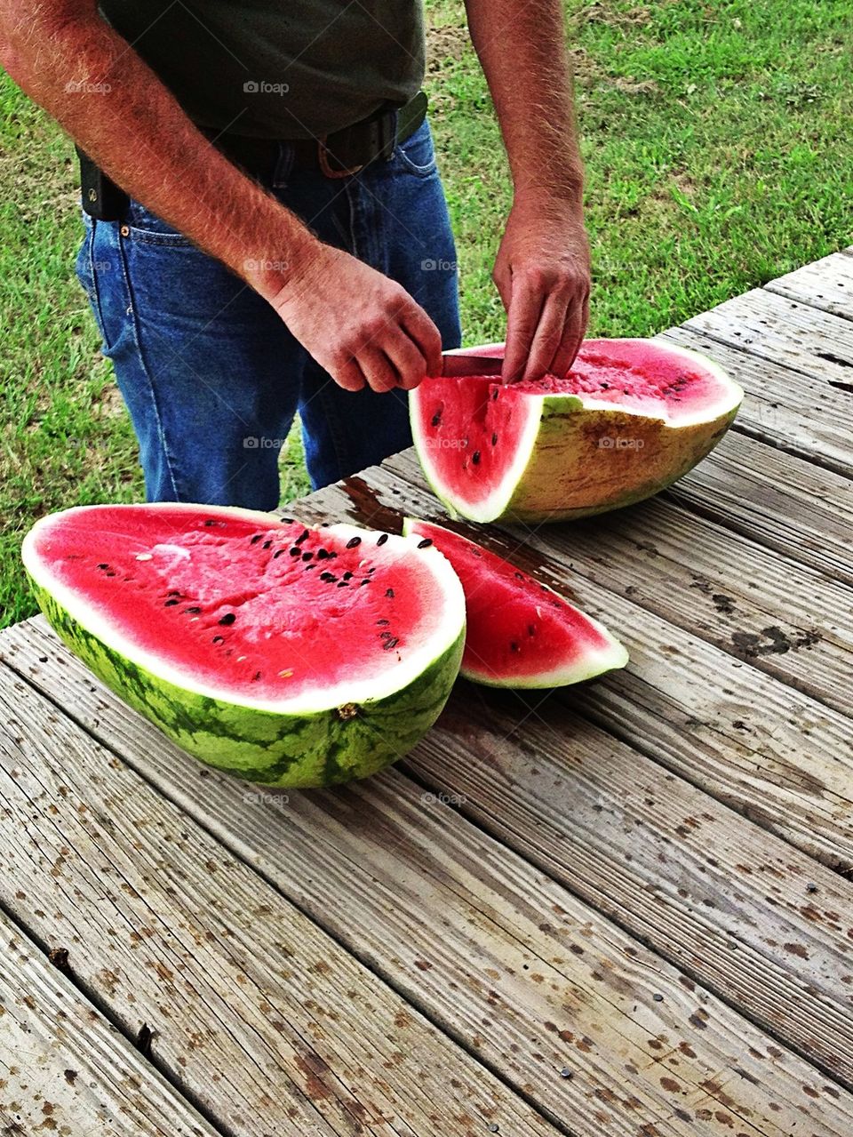 Homegrown Fresh Picked Watermelon