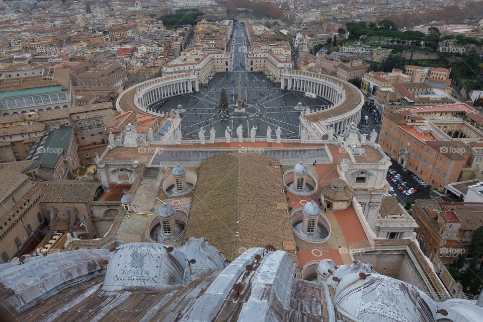 Vatican City view from above