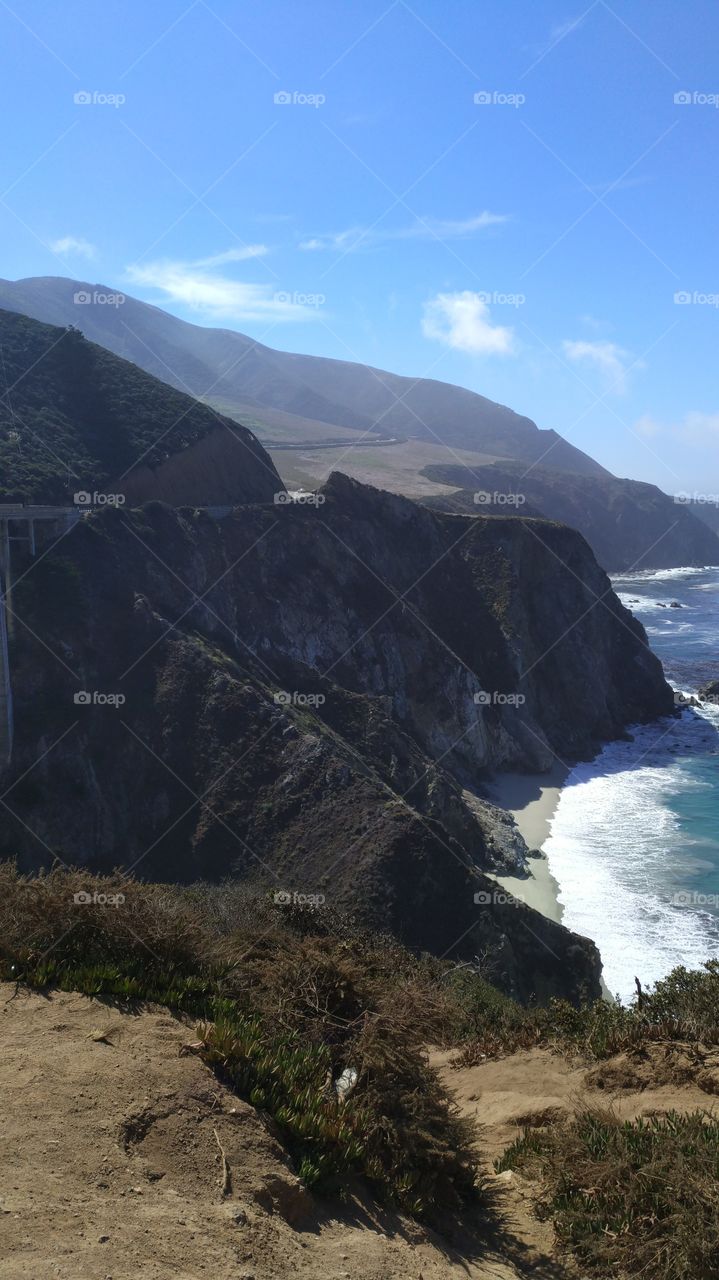 Coastline, Highway 1, USA